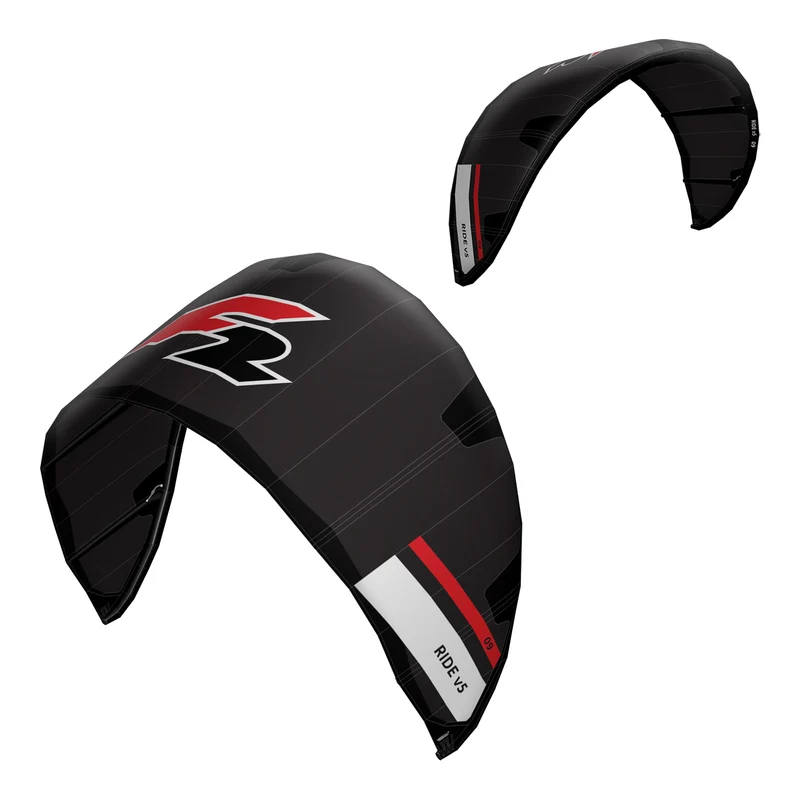 F2 Set Kite Ride V5 + Kiteboard Ride White Icon + Control Bar Größen wählbar