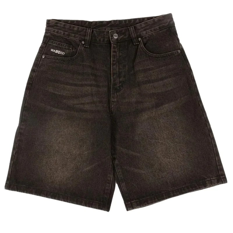 Wasted Paris Sandblast Casper Shorts Black