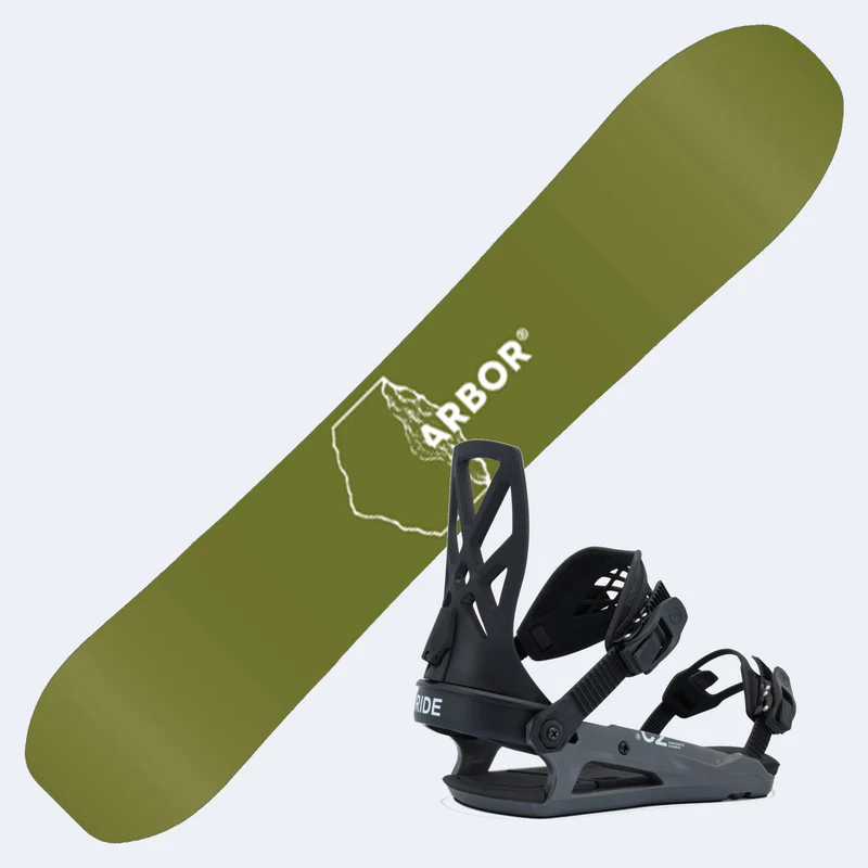 2027 Arbor Sin Nombre Snowboard with Ride C-2 Bindings