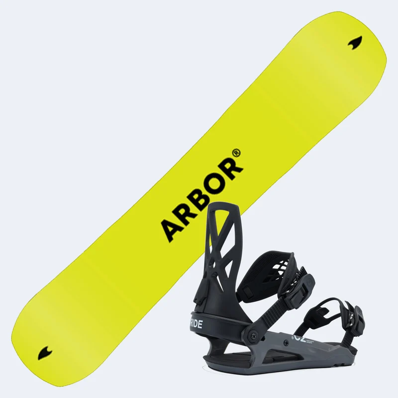 2027 Arbor Draft Snowboard with Ride C-2 Bindings
