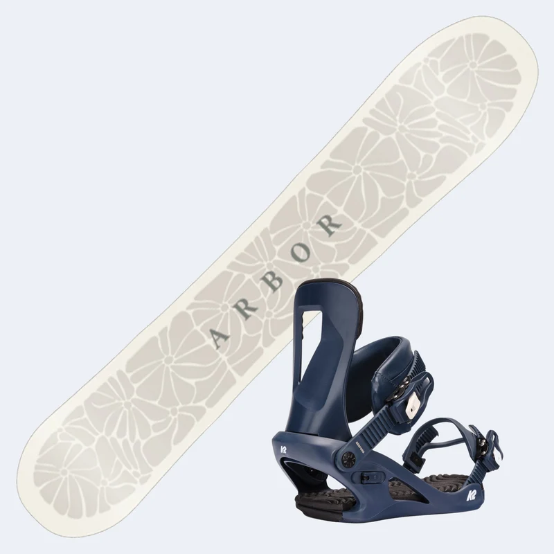 2027 Arbor Veda Snowboard with K2 Bedford Bindings