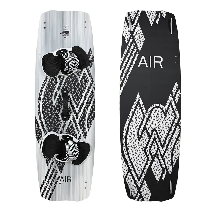 F2 Set Kiteboard Air White Icon 142cm + Bindung S/M + GFK/Slider Finnen