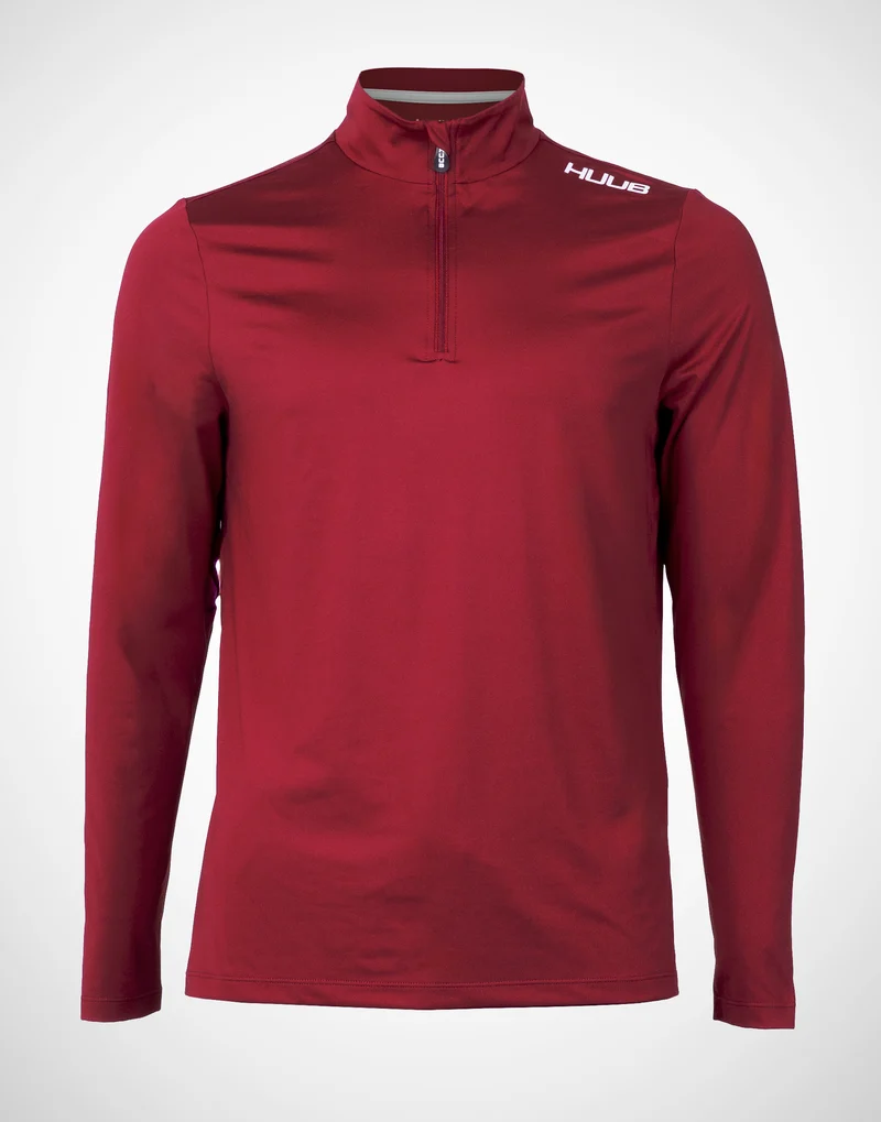 Pro Half Zip Burgundy 2027 - Men's