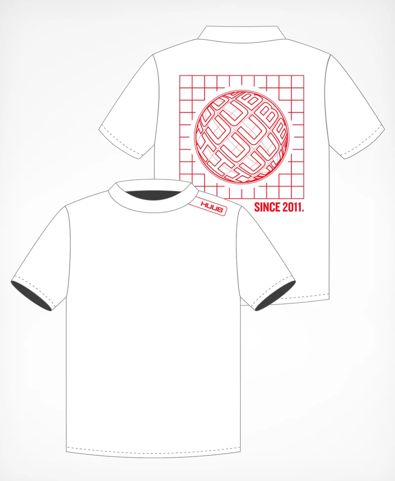 Pro Globe Tech T-Shirt White/Red 2027 - Women's