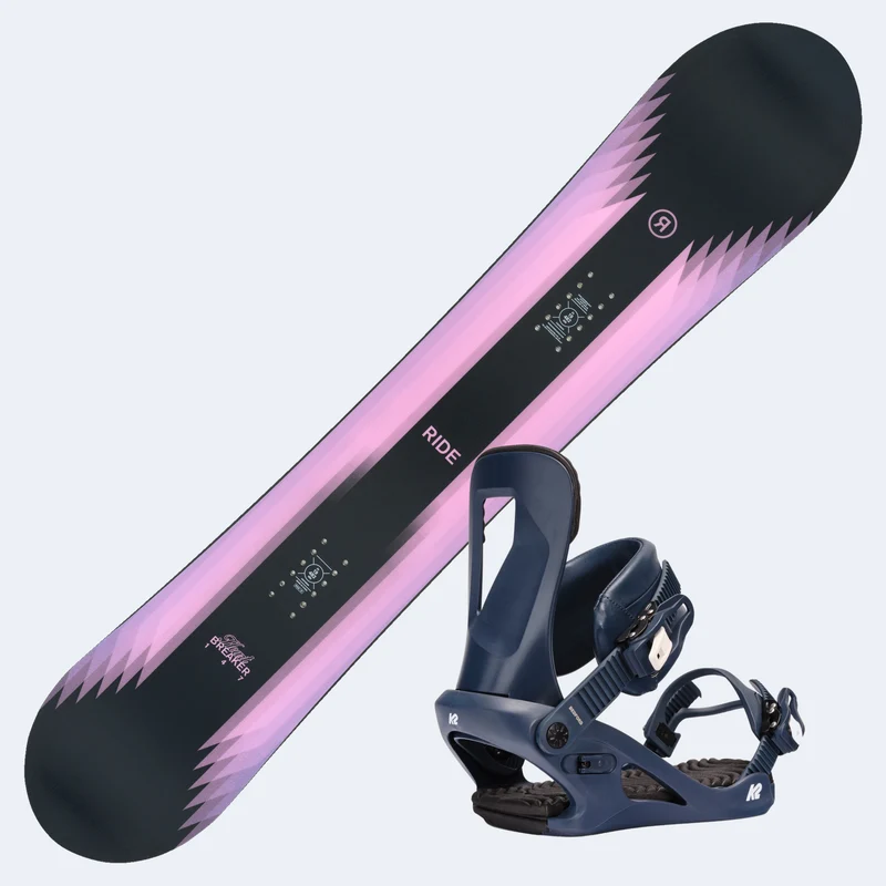 2027 Ride Heartbreaker Snowboard with K2 Bedford Bindings