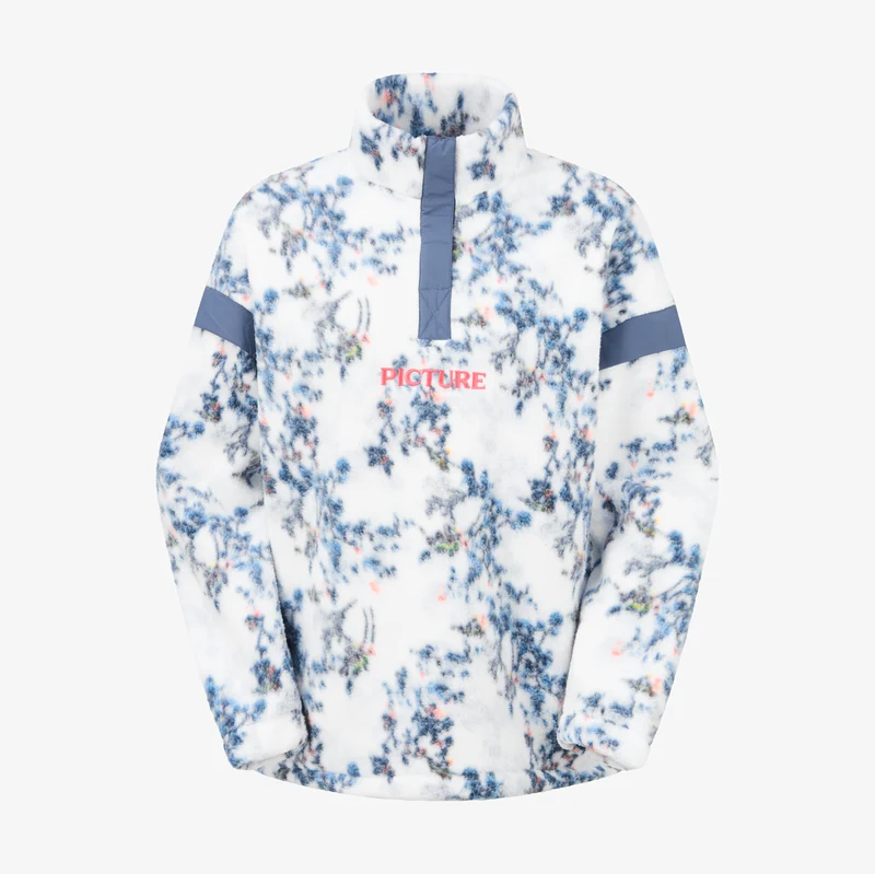 Polaire femme 1/4 zippée VELORA PRINTED