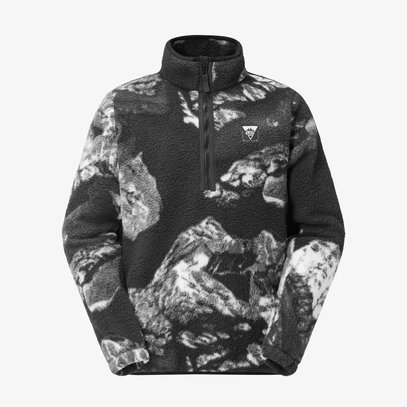 Polaire homme 1/4 zippée KIMAG PRINTED