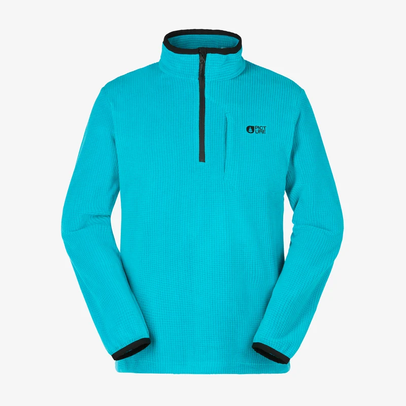 Polaire homme 1/4 zippée WEAVY GRID
