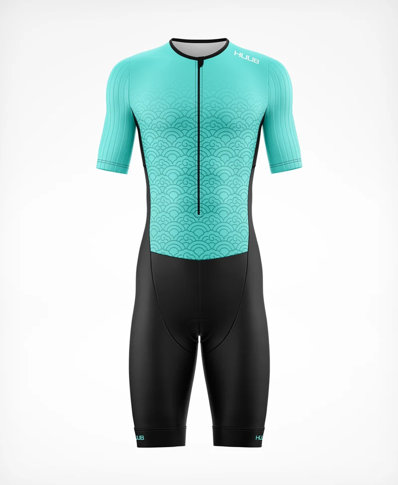 4ME Long Course Tri Suit Green - Women's