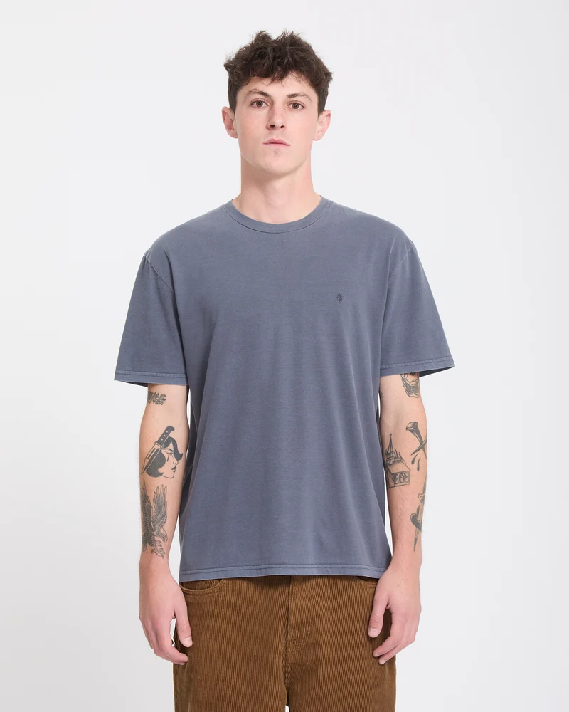 Solid Stone T-Shirt - Storm Blue