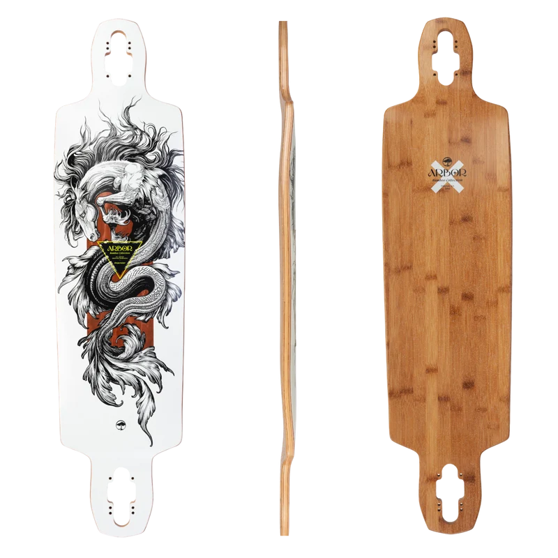 Arbor: Bamboo Dropcruiser K Darmaeva Longboard Deck