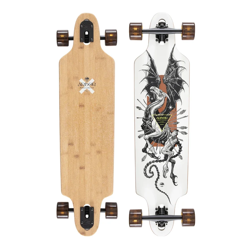 Arbor: Bamboo Zeppelin 36" K Darmaeva Longboard Complete