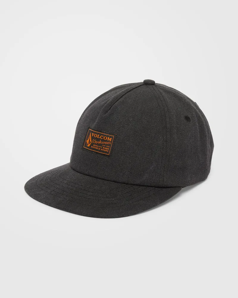 Workwear Adj Kappe - Antique Black