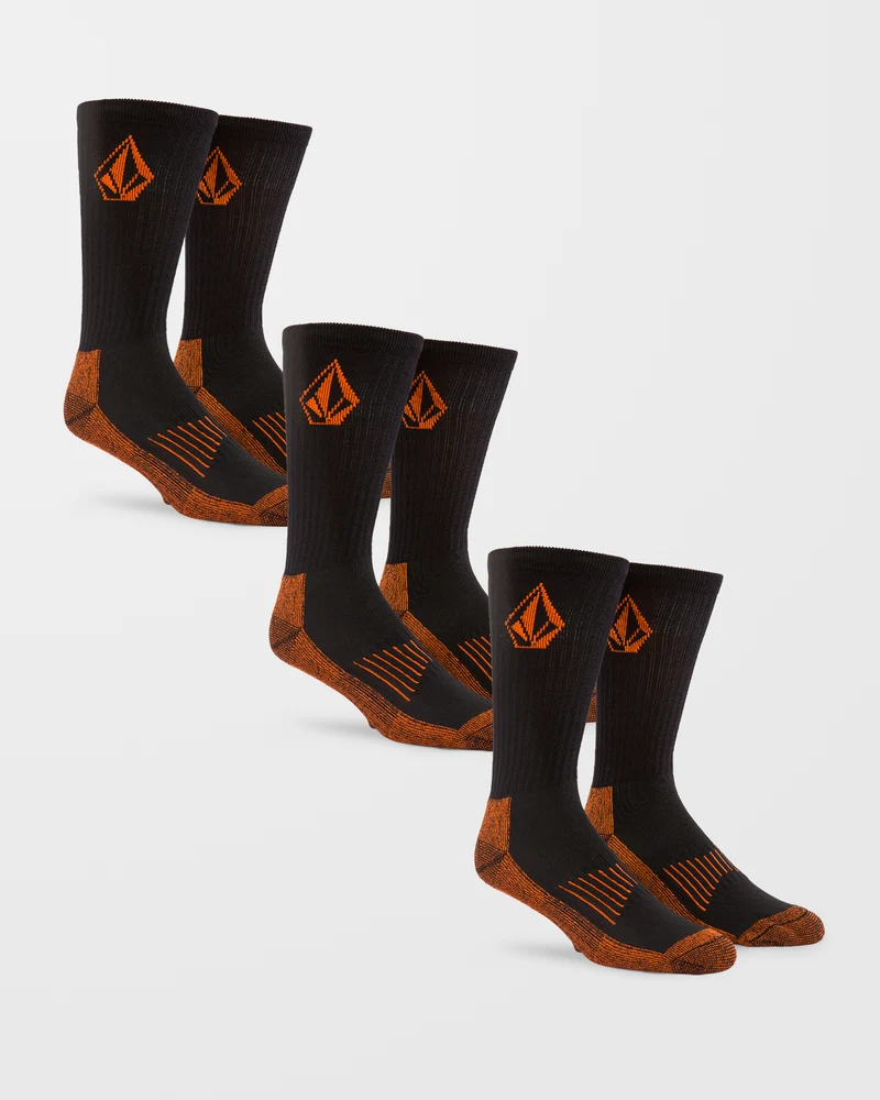 Volcom Workwear Socken (3 Pack) - Black