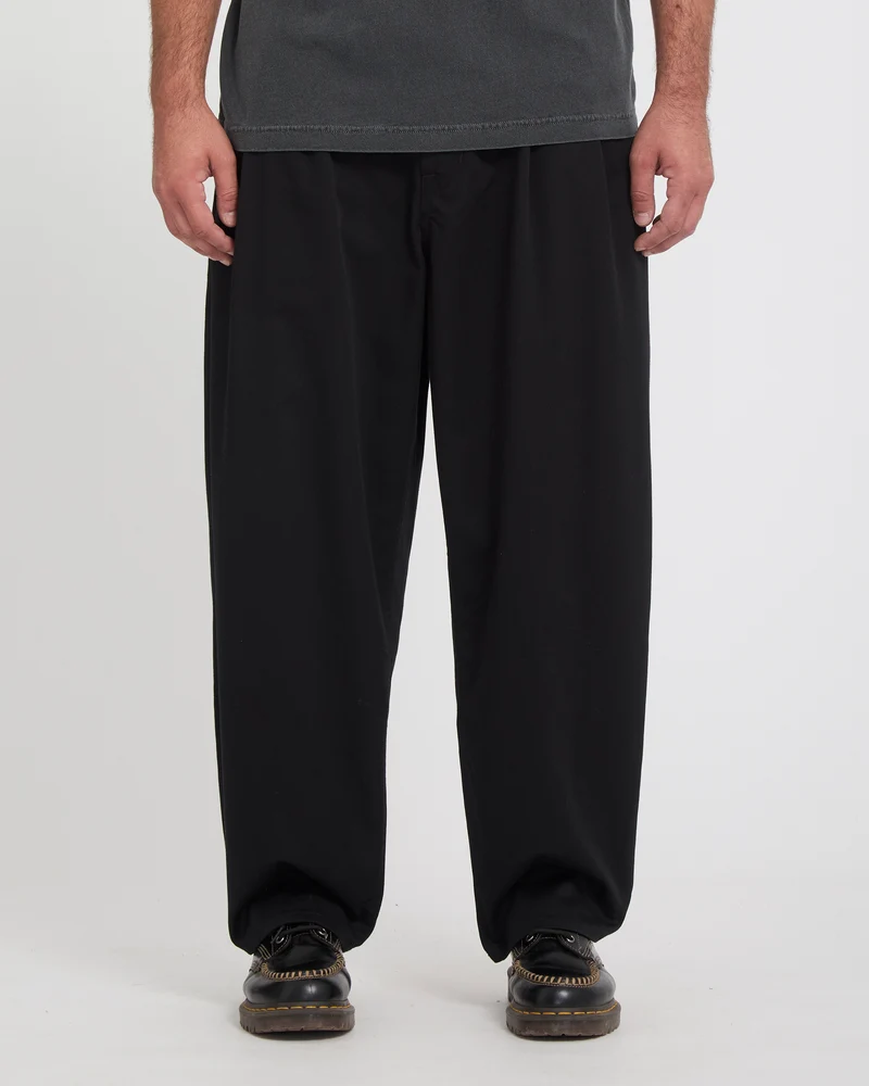 Holter Pleat Hose - Black