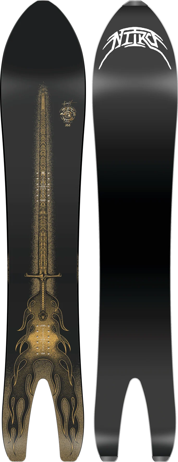 Nitro: 2026 Stiletto x Drew Hicken Snowboard Deck