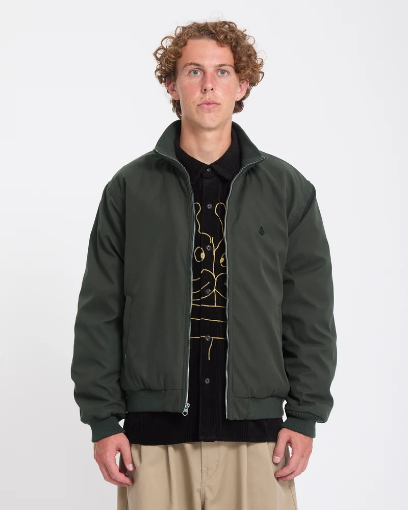 Damerman Bomberjacke - Rinsed Black