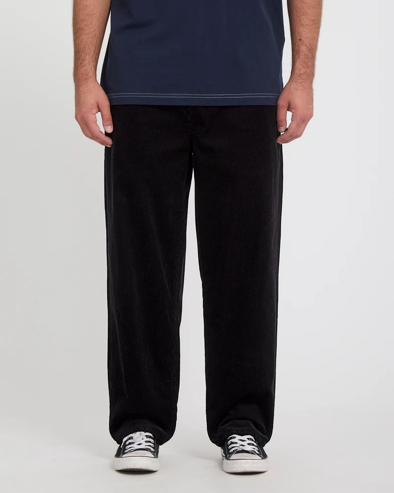 Freazy Loose Corduroy Hose - Black