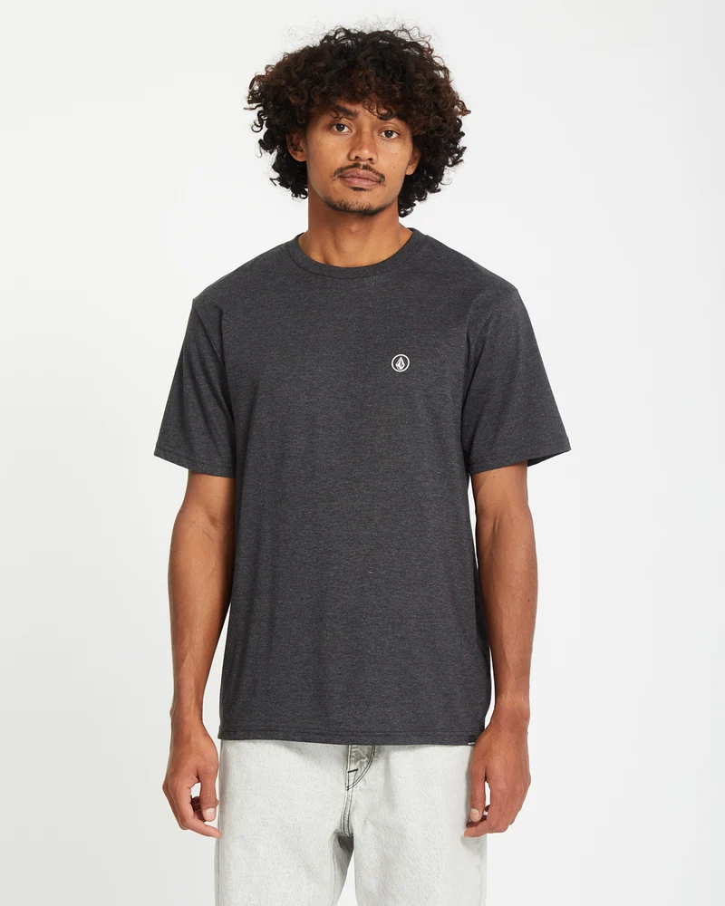 Circle Blanks T-Shirt - Heather Black