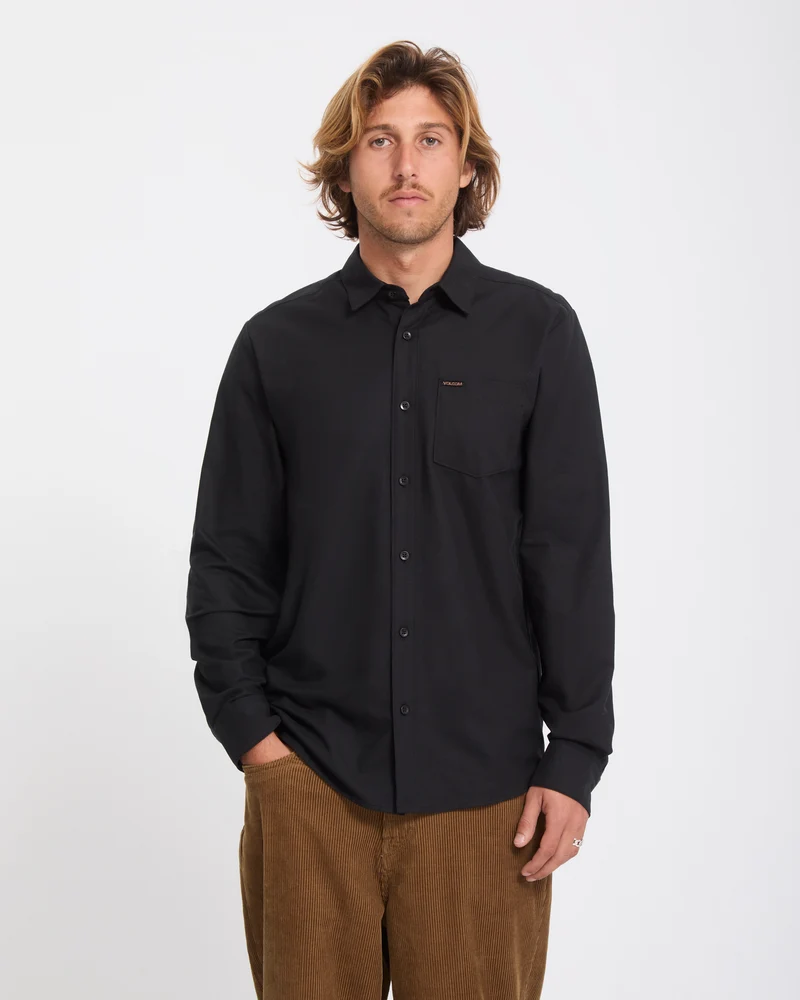 Veeco Oxford Hemd - Black