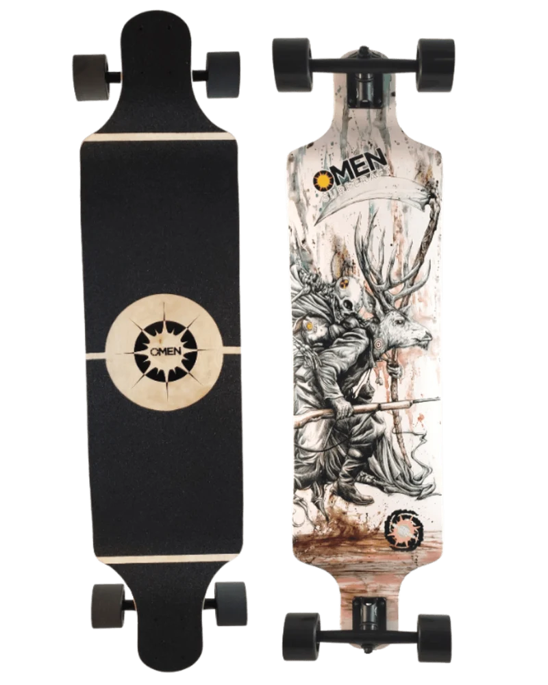 Omen: 38.5" Dominator Inconvenient Truth Longboard Complete