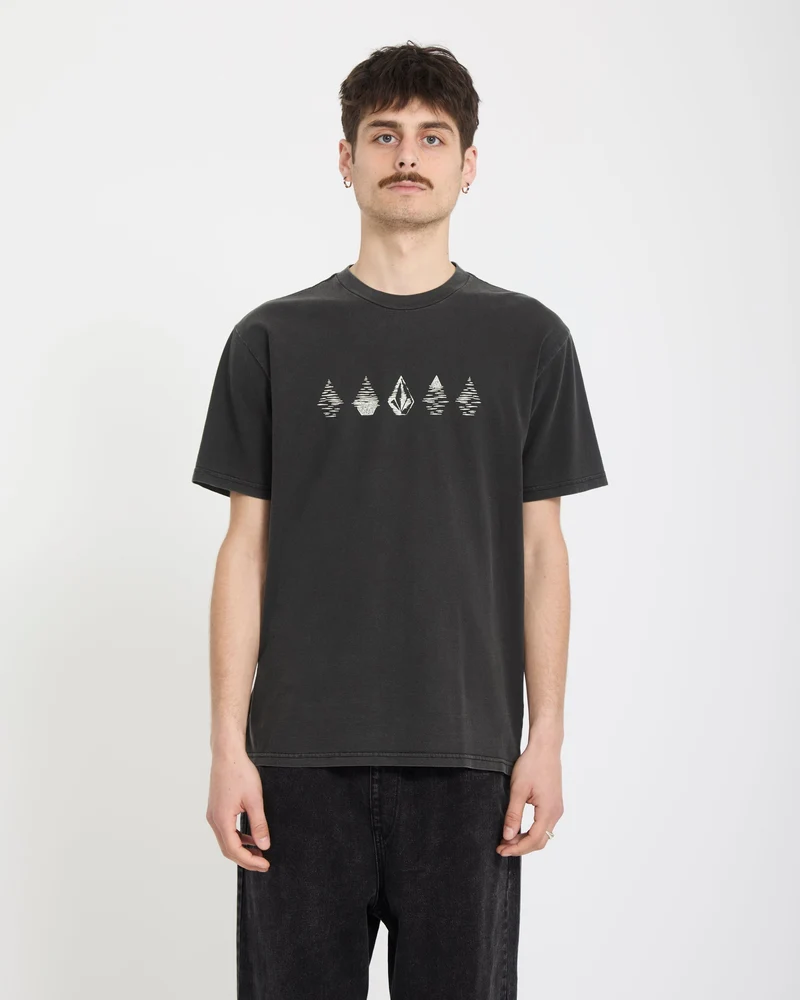Lunar Phases T-Shirt - Black