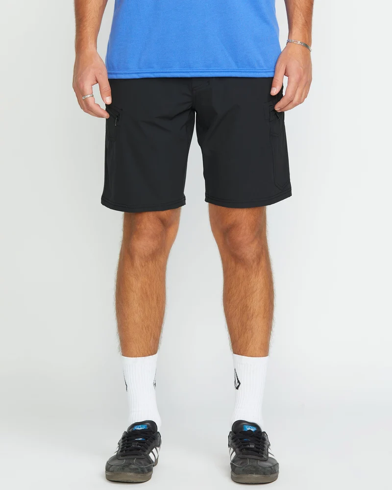 Cashed In Cargo 20" Hybrid-Shorts - Black