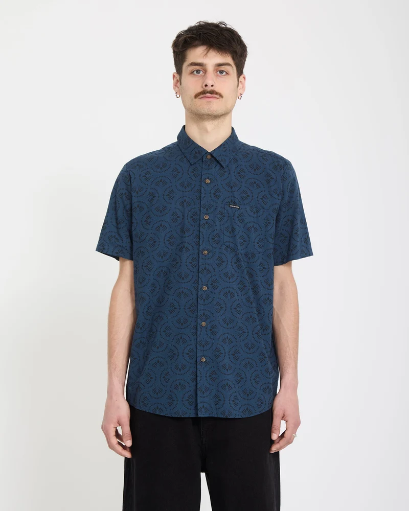 Scaler Stone Woven Hemd - Midnight Blue