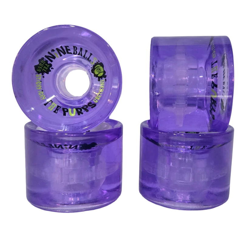 Sector 9: 69mm 78a Nineballs PURPS Longboard Skateboard Wheels