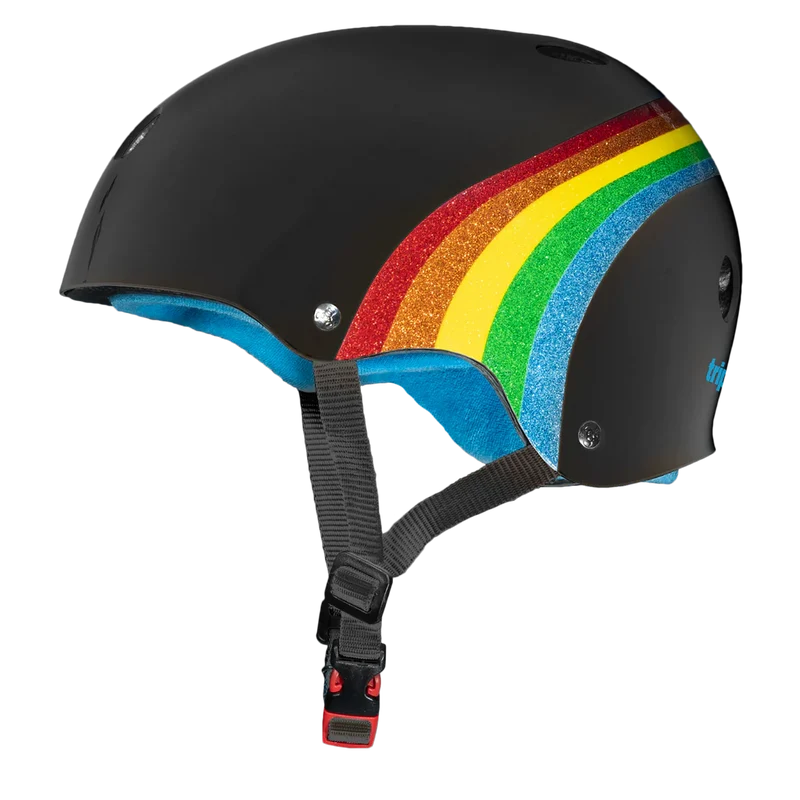 Triple 8: Certified Sweatsaver Helmet (Rainbow Sparkle)