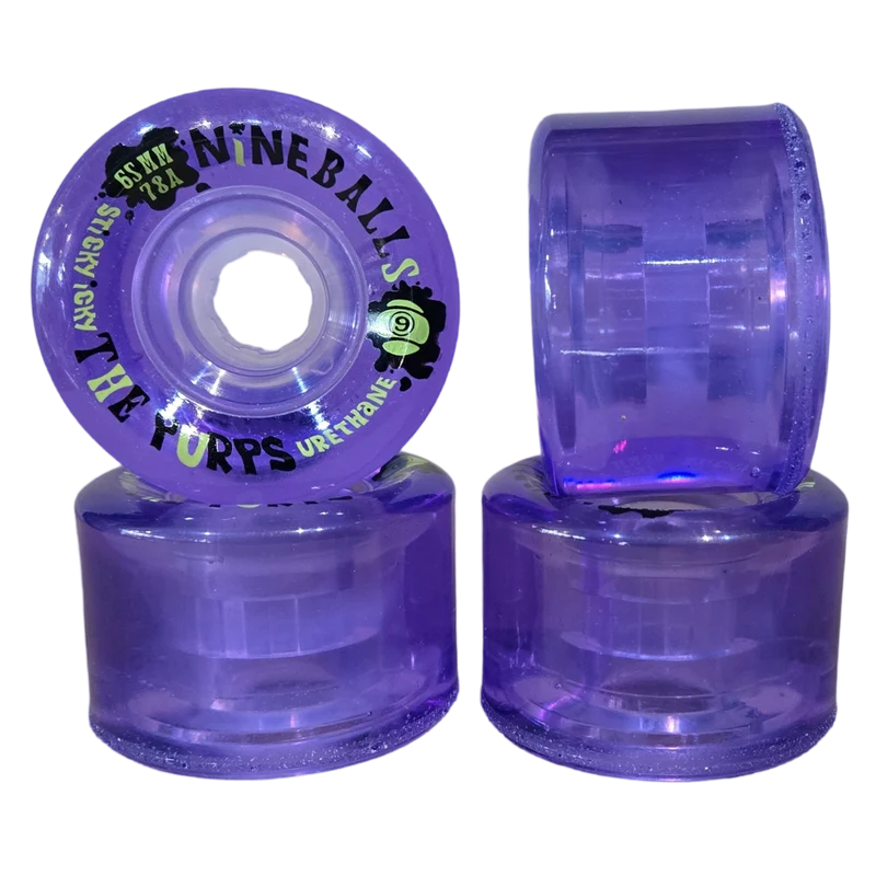 Sector 9: 65mm 78a Nineballs Longboard Skateboard Wheels (PURPS)