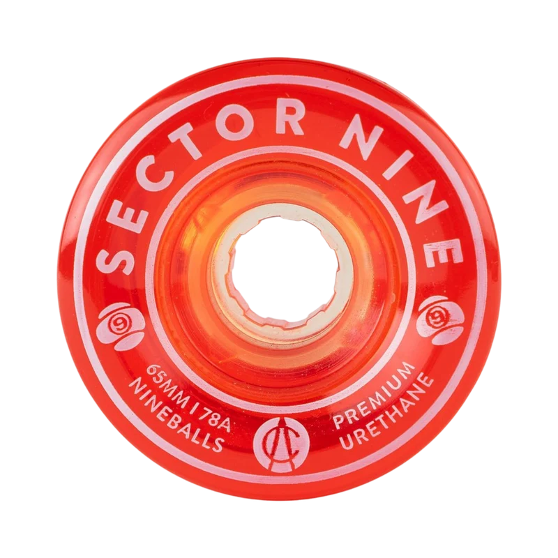 Sector 9: 65mm 78a Nineballs Longboard Skateboard Wheels
