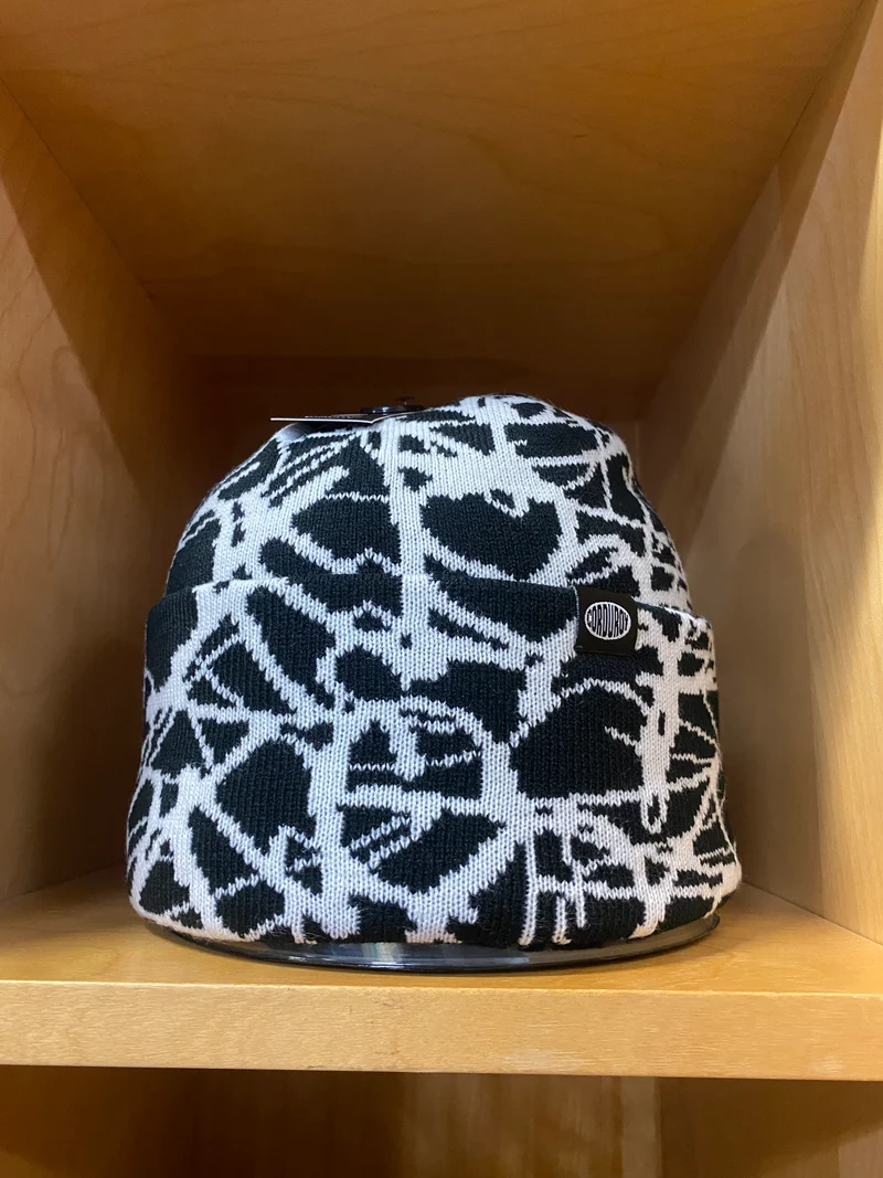 Corduroy Deadlung Beanie Black
