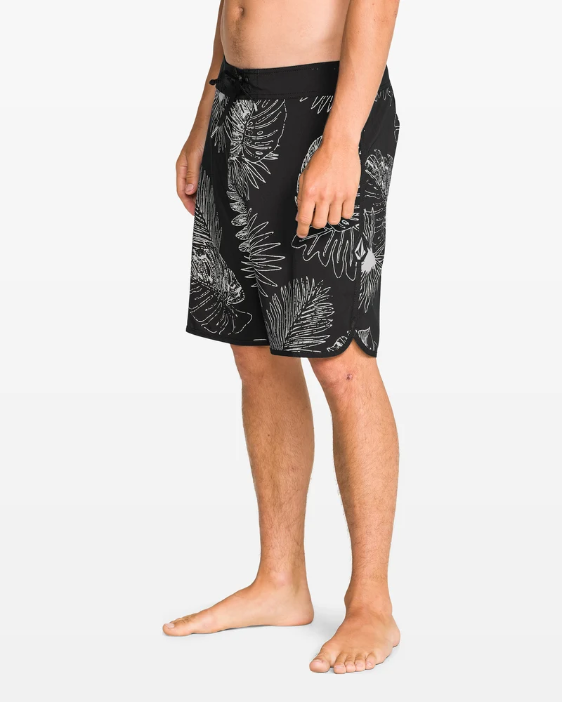 Scallop Mod 19" Boardshorts - Black