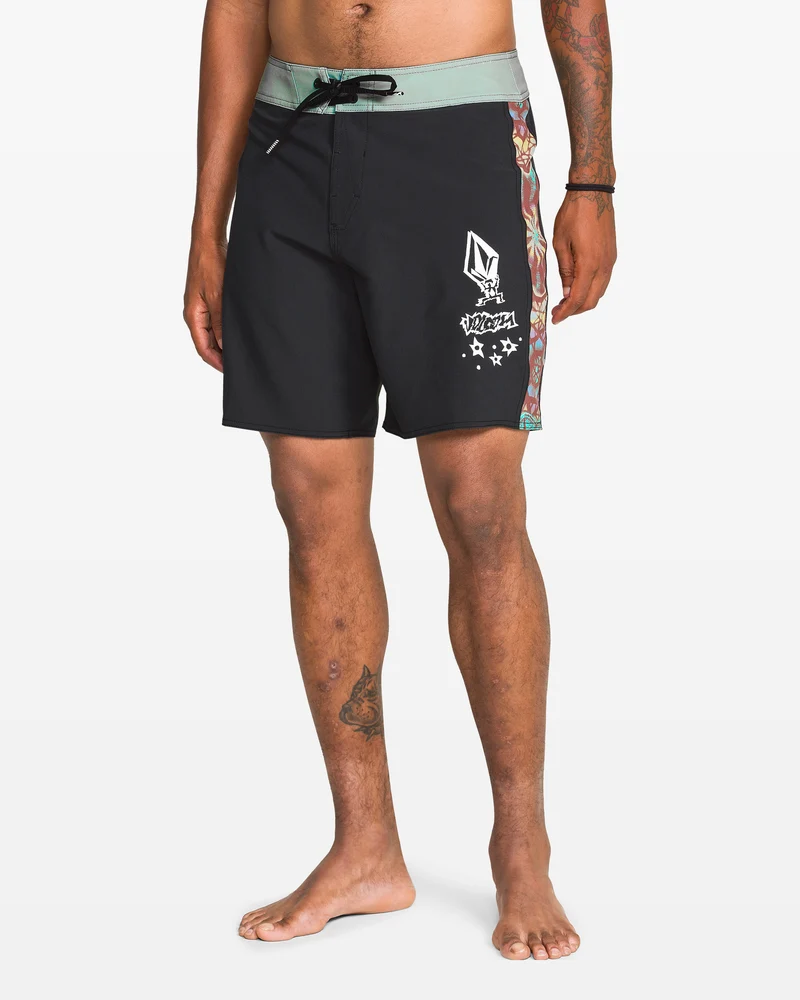 Star Shields Mod 18" Boardshorts - Stealth
