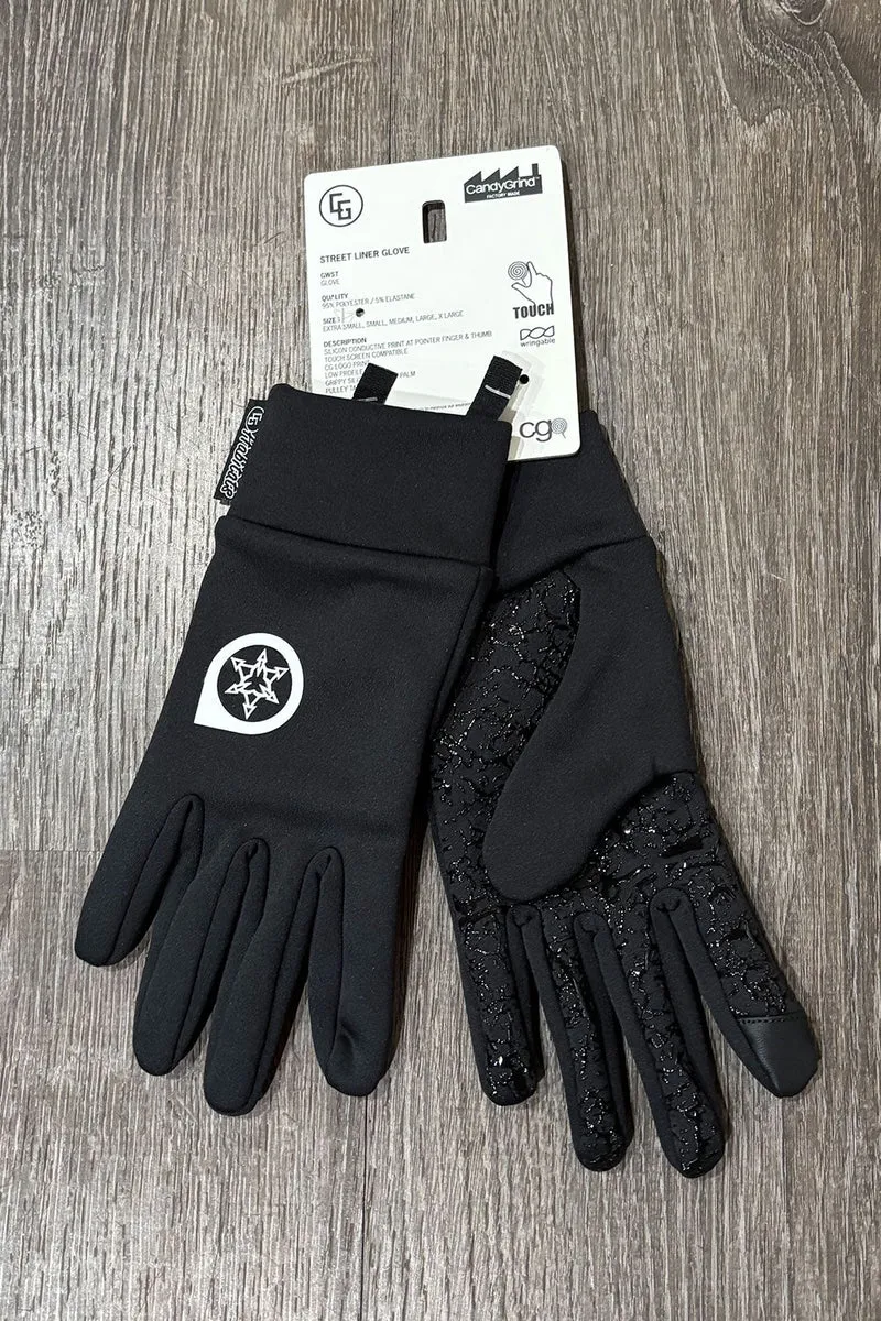 Candy Grind Custom Street Liner Gloves - Unisex - 25/26