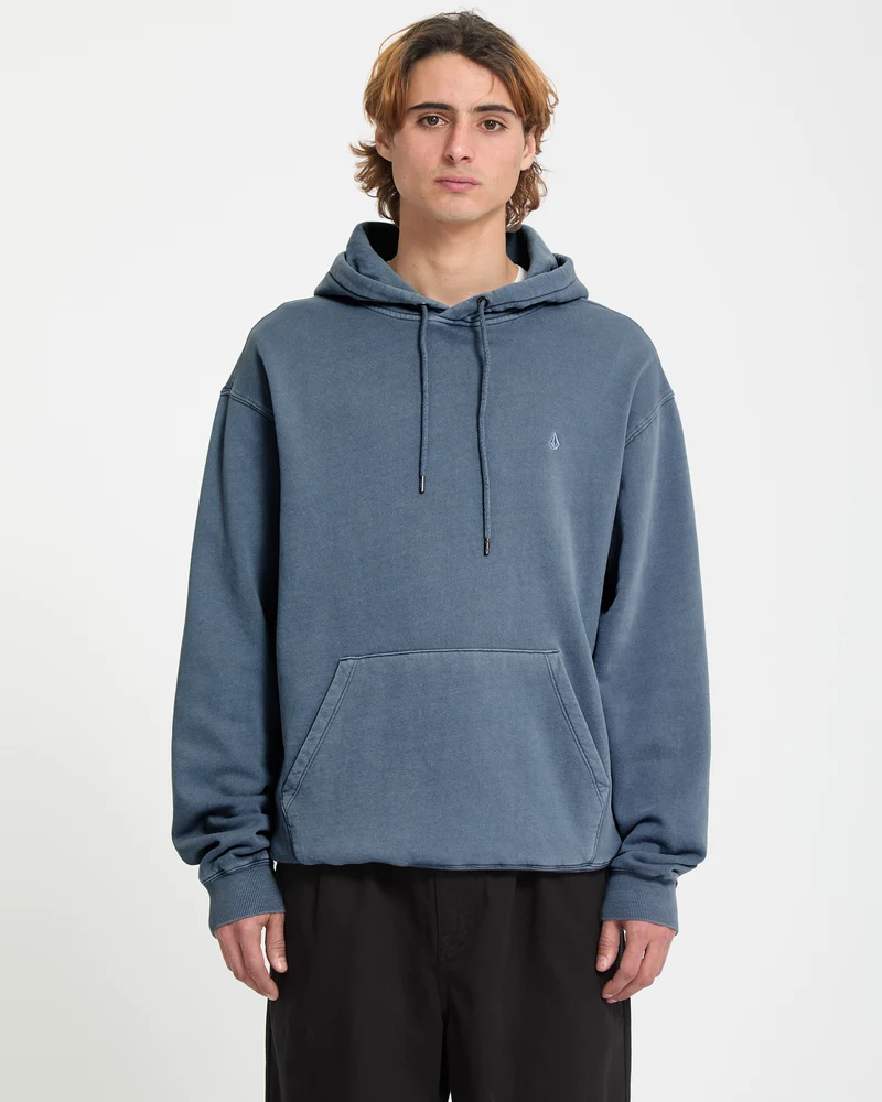 Single Stone Fleece-Hoodie - Blue Wash