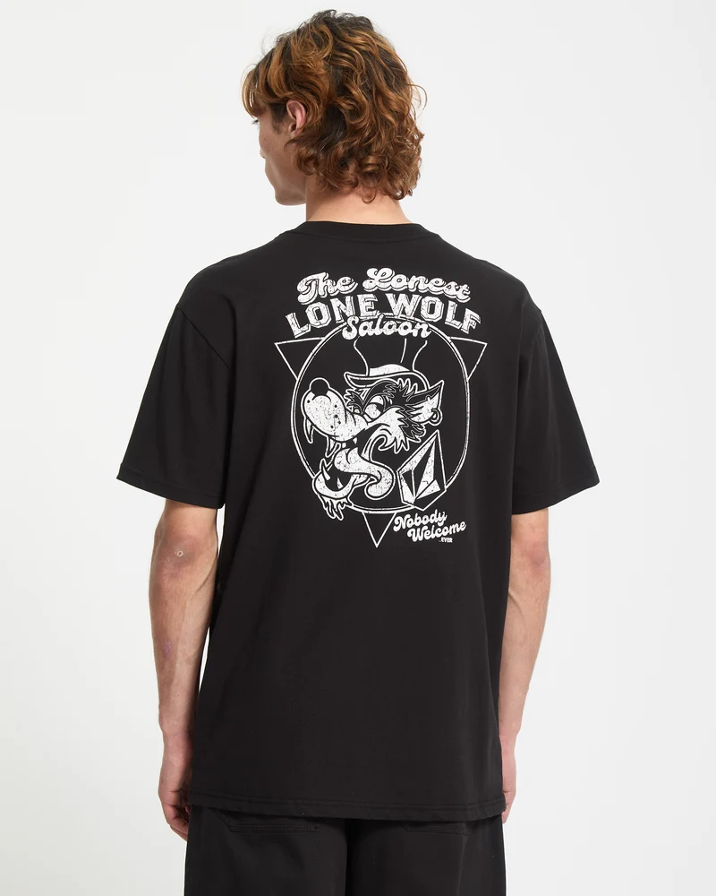 Solo Wolf T-Shirt - Black