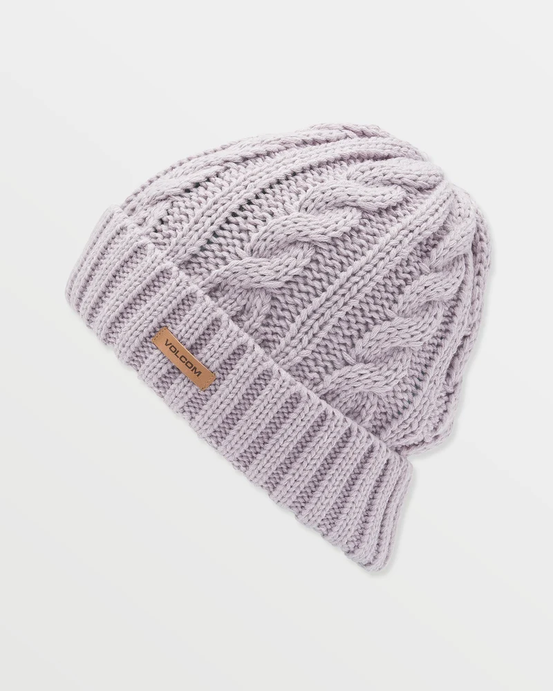 Stone Knit Beanie - Lavender Aura
