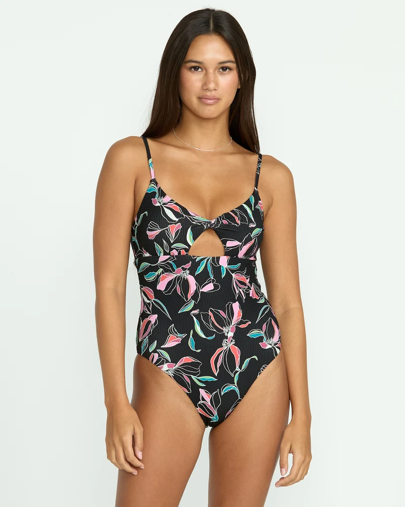 Dream In Bloom Twist Badeanzug - Multi