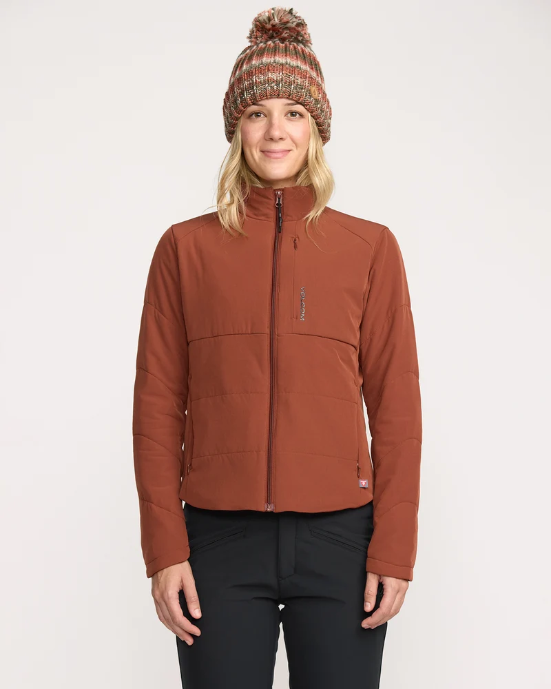 Evergreen Full Zip Jacke - Henna