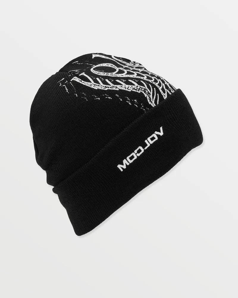Stone Funk Beanie - Black White