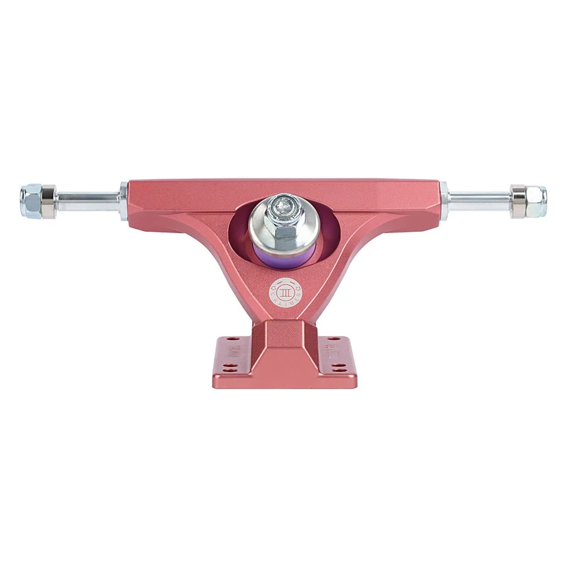 Caliber III: 125mm Precision 50° Raked Pink Longboard Truck