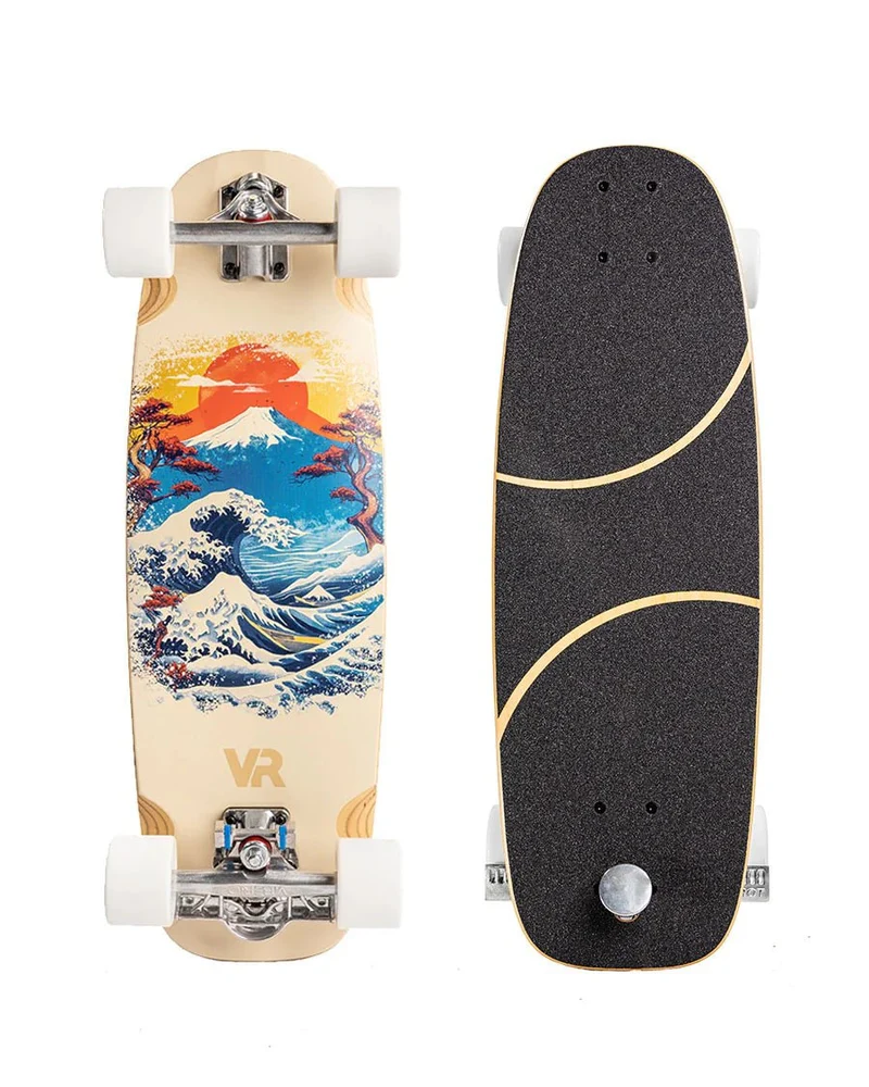 VibeRide: Okina Oasis Brakeboard Mini Longboard Complete