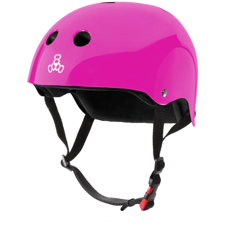 Triple 8: Certified Sweatsaver Helmet (Pink Glossy)