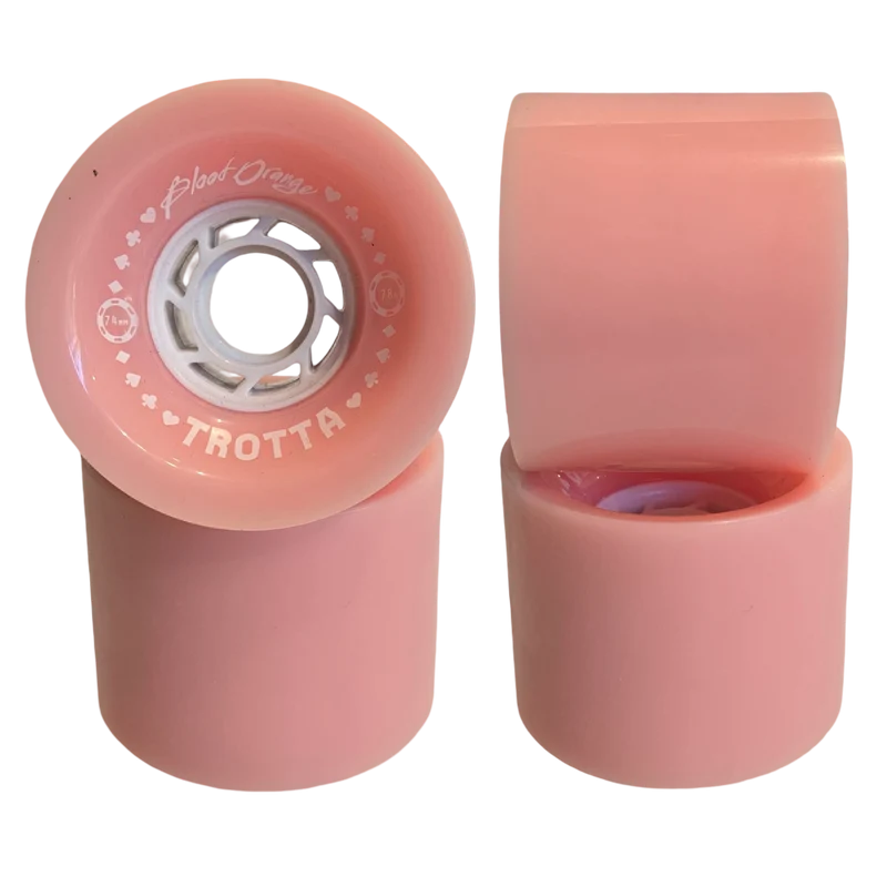 Blood Orange: 74mm 78a Trotta Pro Longboard Wheels