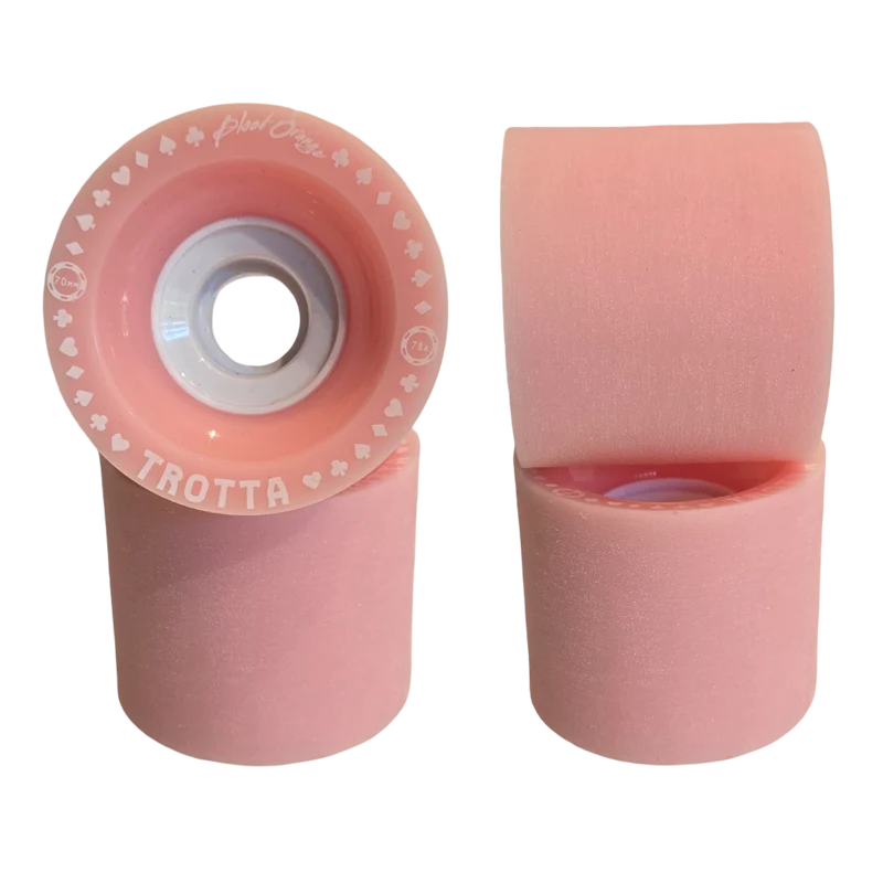 Blood Orange: 70mm 78a Trotta Pro Longboard Wheels