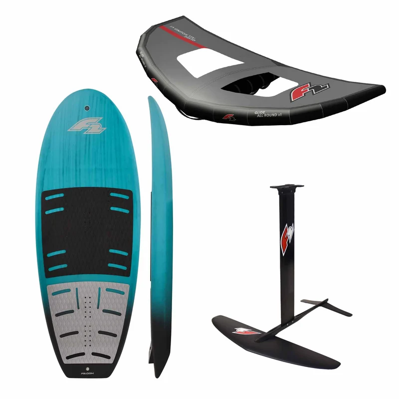 F2 Set Foilboard Glide Surf 35L +LTD Allround Foil +Allround Wing Größen wählbar