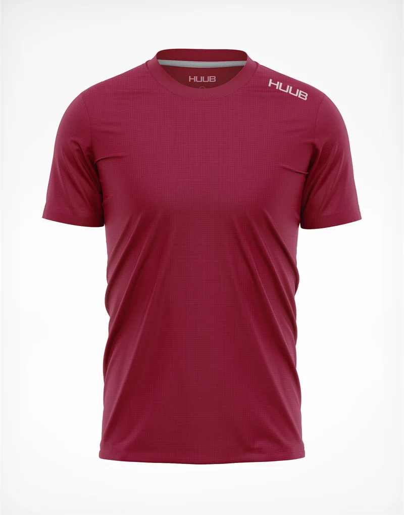 Pro Tech T-Shirt Men's - Burgundy