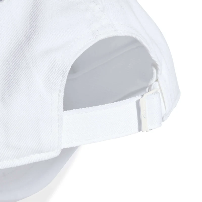 ADIDAS BBALL CAP COT – Baumwollcap Weiß/Schwarz